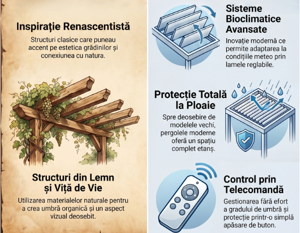 nobilii și frica de ploaie pe terasă