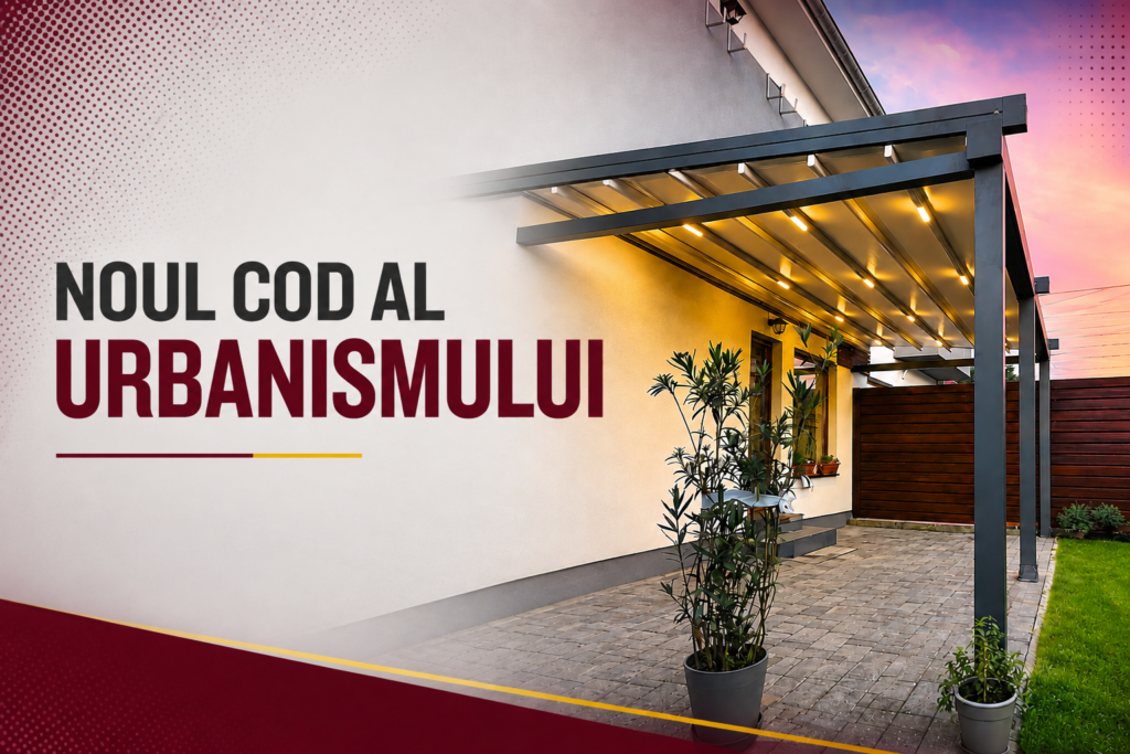 Noul Cod al Urbanismului 2026 explicat de SunLeader, pentru pergole