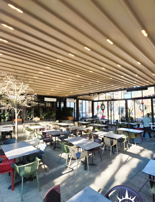 Modernizare terasă la Restaurant Roata Făget, Cluj